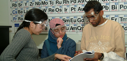 chemistry students